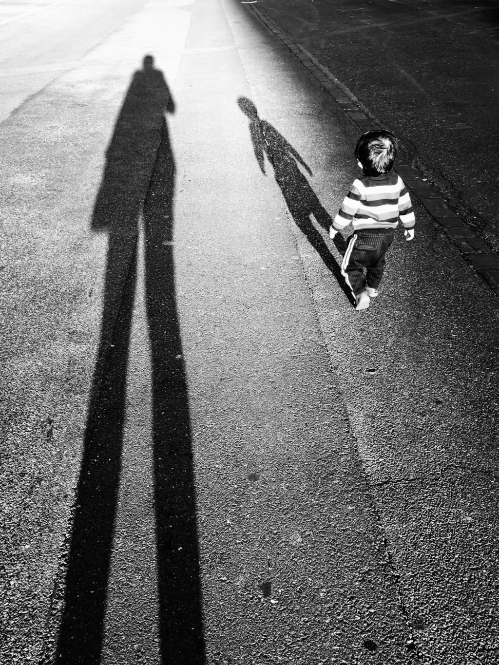 ombre portée enfant